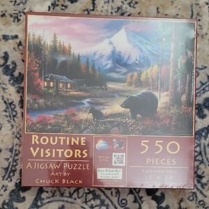 Sunset Vista Jigsaw Puzzle - 550 Pieces - Brown and Blue